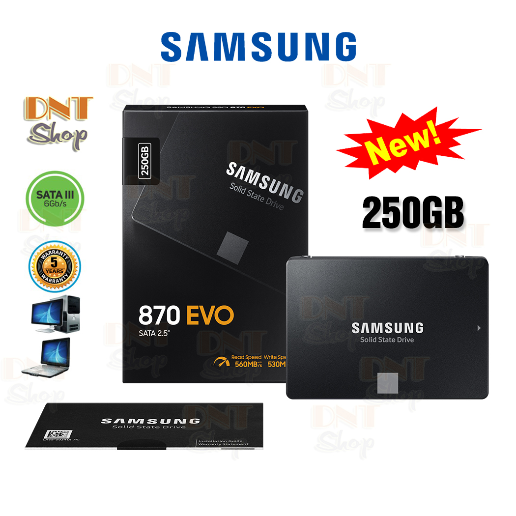 Ổ cứng SSD Samsung 870 EVO 250GB 2.5-Inch SATA III (MZ-77E250B)