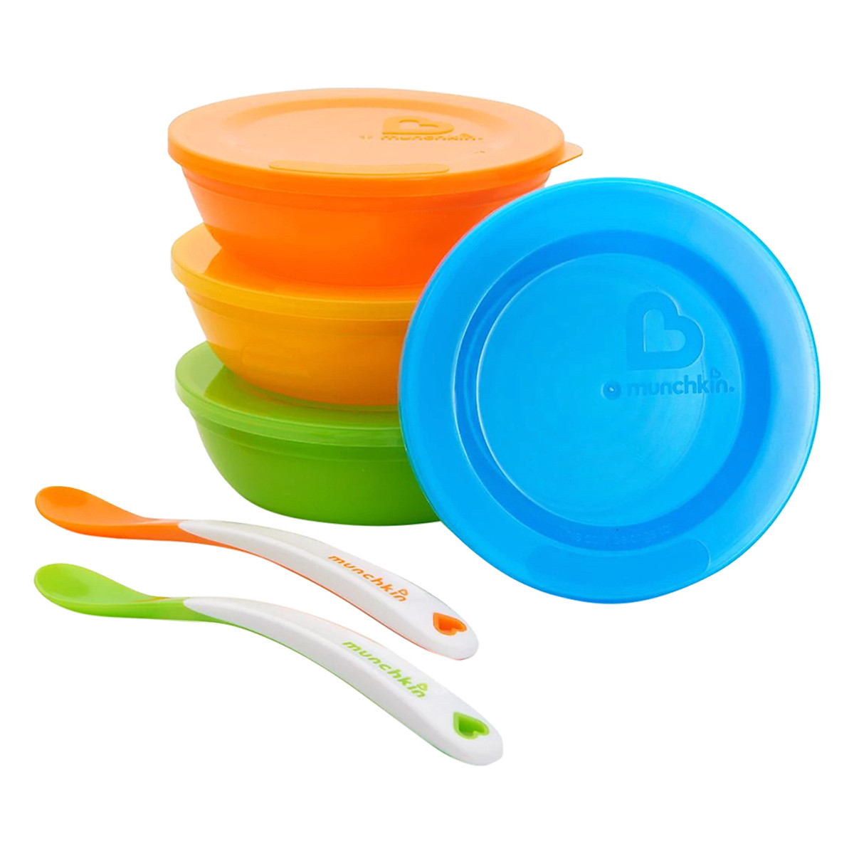 Chén thìa Munchkin cho bé tập ăn dặm