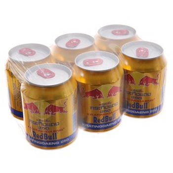 Lốc 6 lon x 250ml nước tăng lực bò húc red bull thái lan - nước tăng red bull thái lan real
