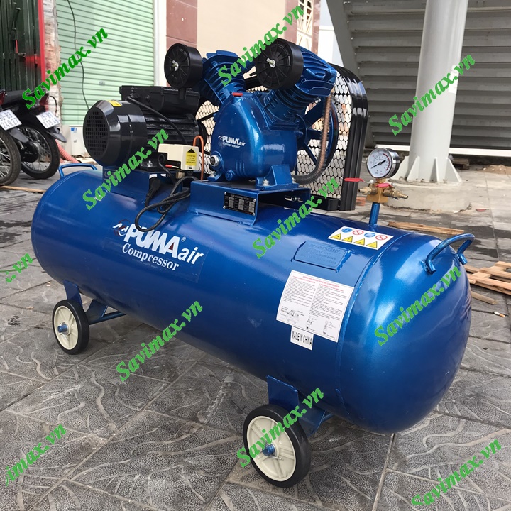 [Trả góp 0%] Máy nén khí dây đai 180L Puma siêu khỏe 4hp