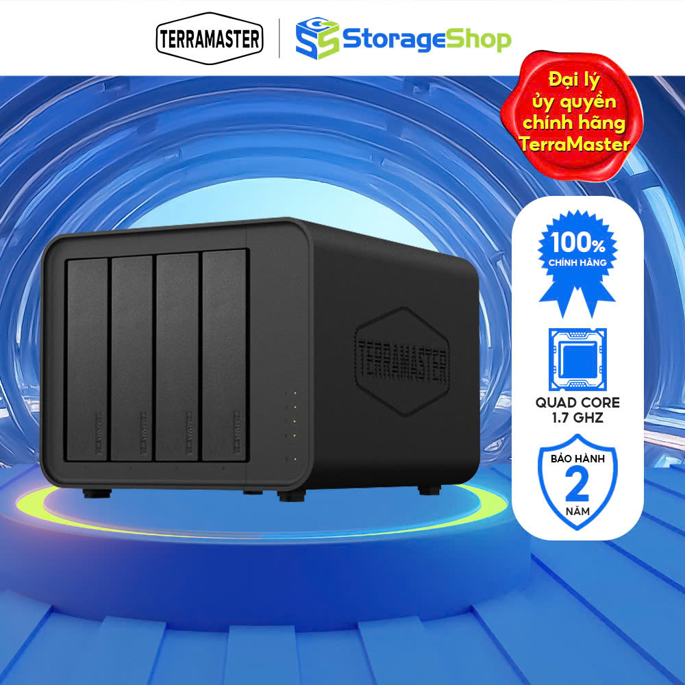 Thiết bị lưu trữ mạng NAS TerraMaster F4-212 4-bay Giá 8,500,000 Đồng*Miễn phí vận chuyển