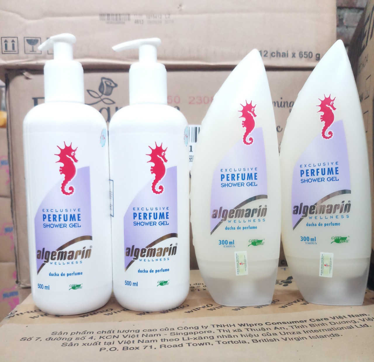 Sữa tắm cá ngựa Algemarin Đức 300ml/ 500ml - hàng chính hãng