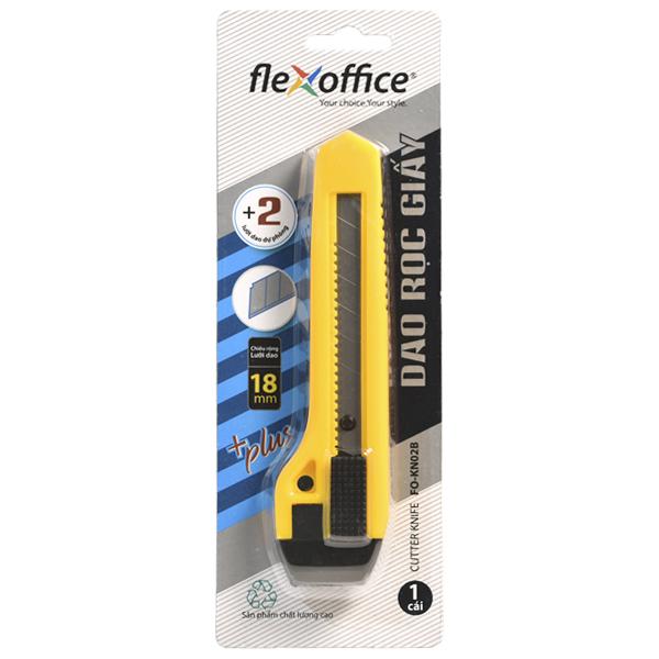 Combo 3 dao rọc giấy flexoffice fo-kn02b