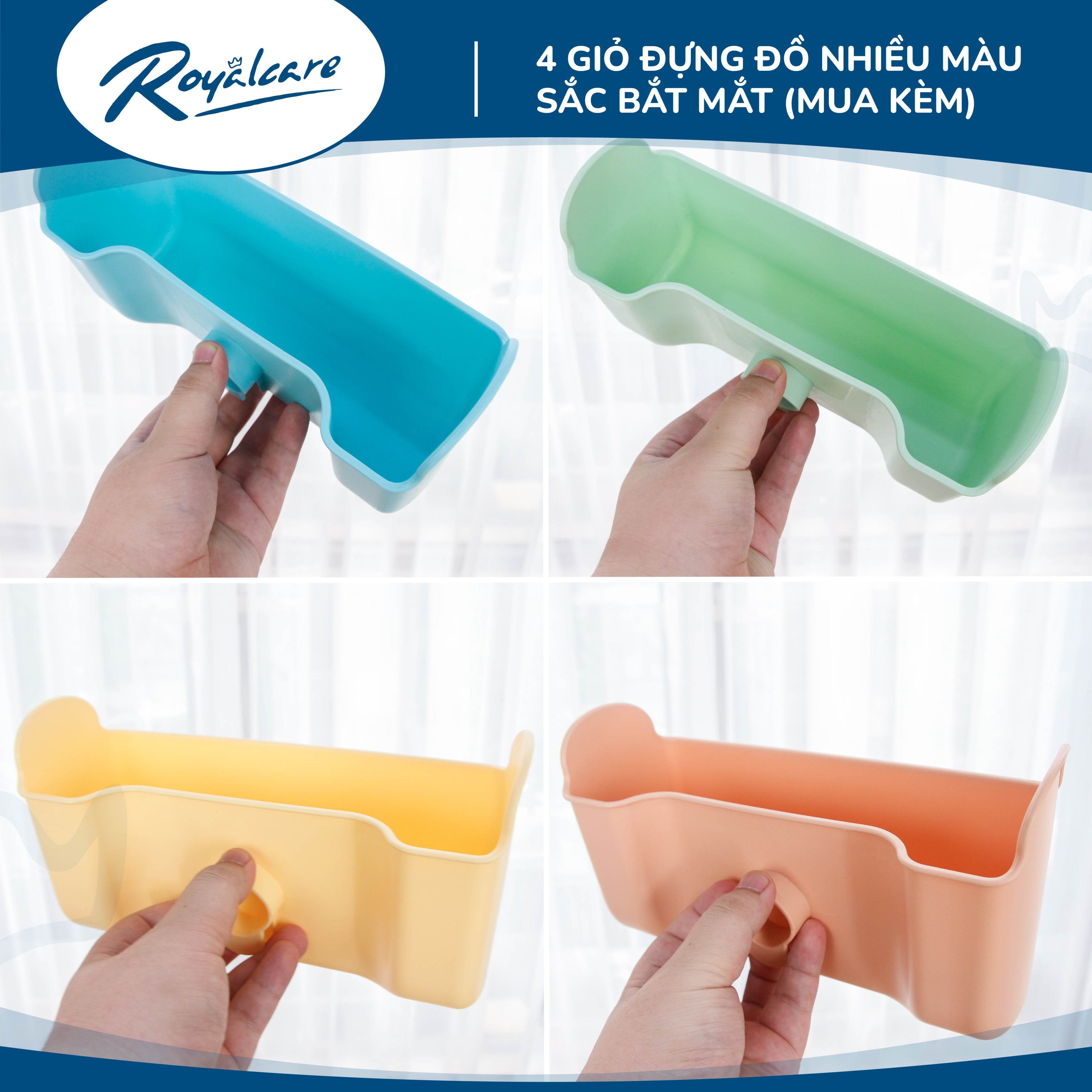 Giỏ đựng đồ gài hông kệ đa năng Royalcare B8109