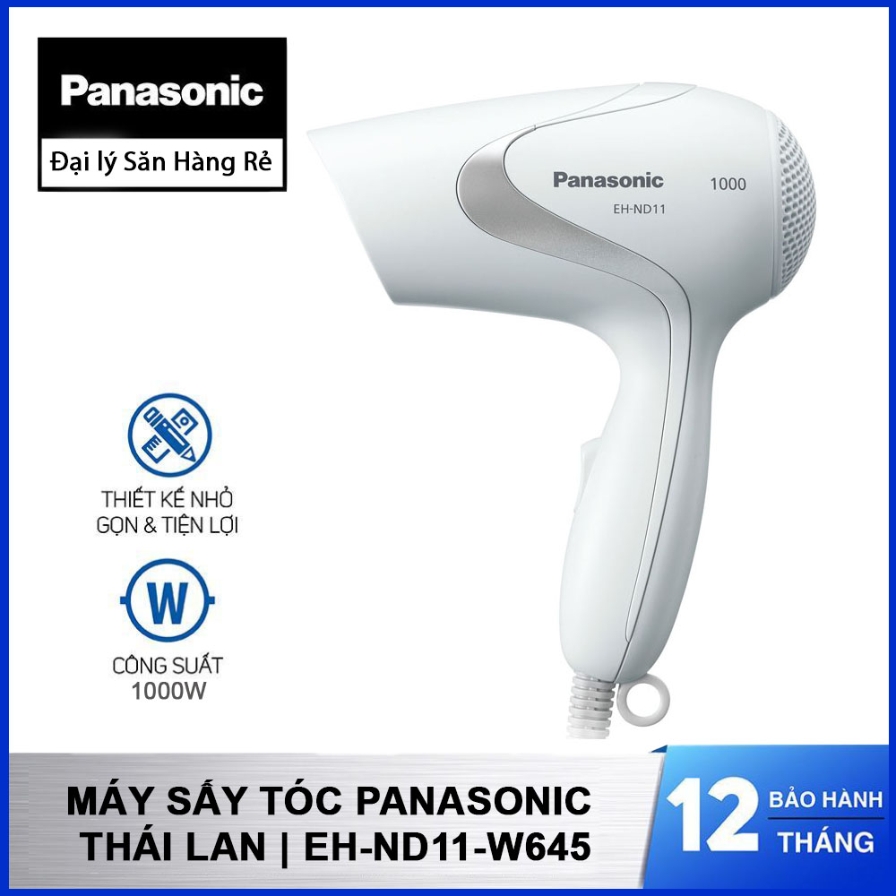 Máy Sấy Tóc Panasonic EH ND11 - Bảo Hành 12 Tháng - Hàng Chính Hãng (Giao Màu Bất Kỳ)