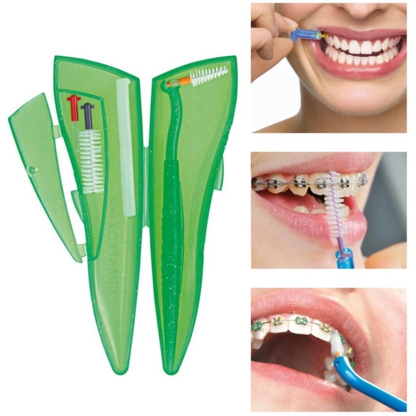 Bộ Bàn Chải Kẽ {NK Thụy Sỹ} Cho Răng Niềng Curaprox CPS Ortho Pocket