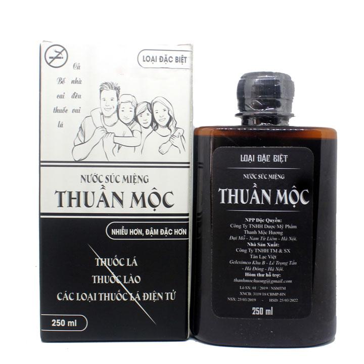 [HCM]Nước súc miệng hỗ trợ cai thuoc lá Thuần mộc