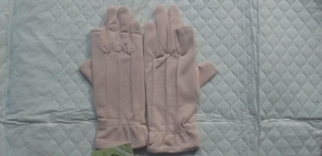 Đôi găng tay cho nữ cắt ngón đi nắng- BidoShop - Chất liệu cotton co giãn