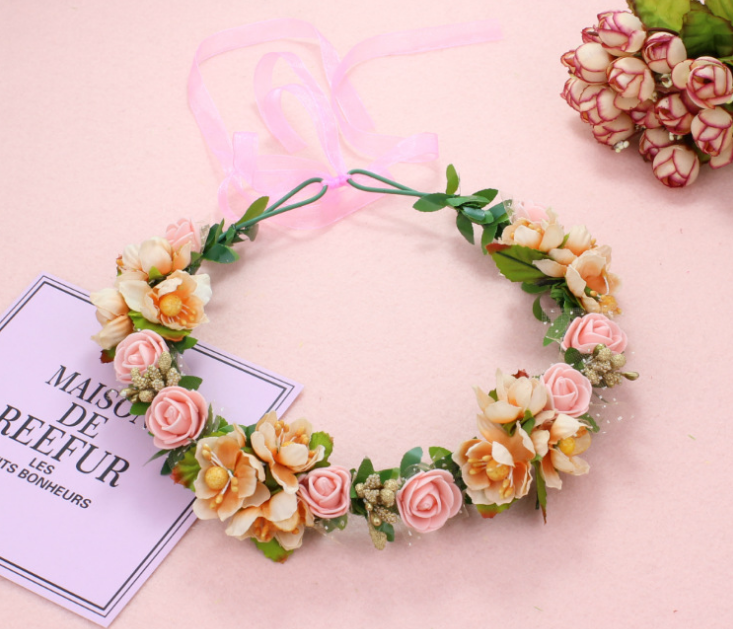 Vòng hoa đội đầu vòng hoa cô dâu vòng hoa chụp hình vòng hoa kỷ yếu vòng hoa cho bé vòng hoa