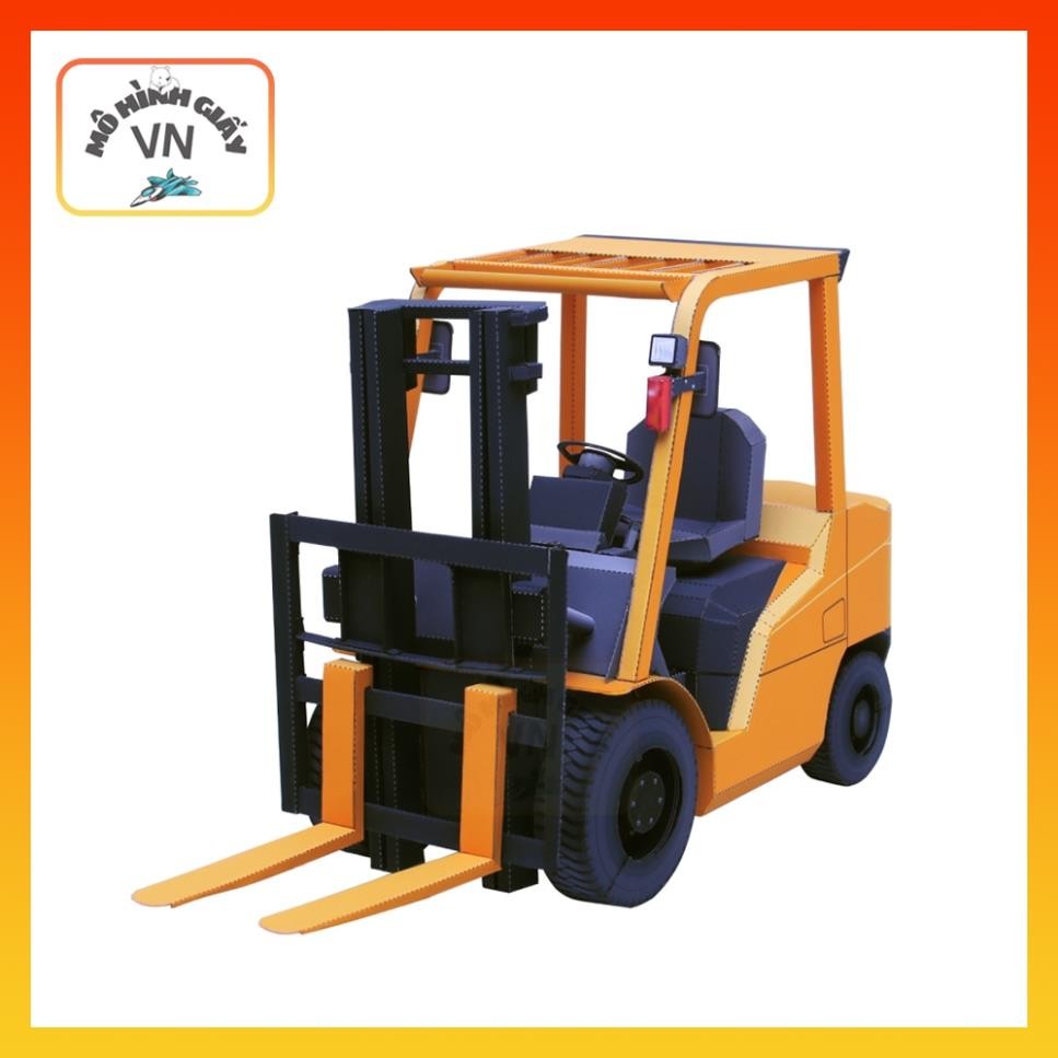 Mô Hình Giấy Lắp Ráp Xe Nâng (Forklift) - MohinhgiayVN