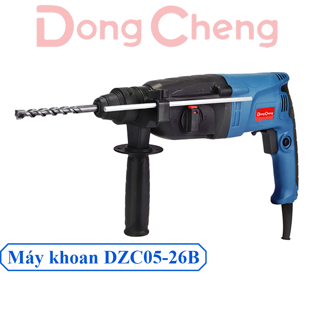Máy khoan búa dongcheng dzc05-26b công suất 720w khả năng khoan 26mm ¬có ba tác dụng khoan thường, bê tông, đục bê tông – hàng chính hãng