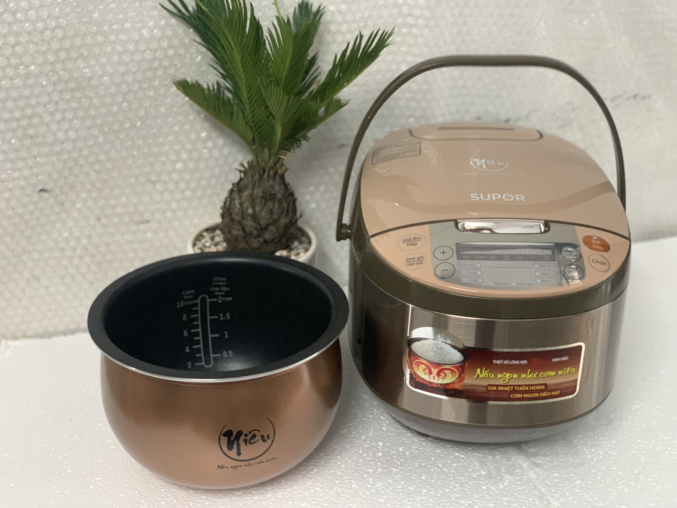[HCM]Nồi cơm điện tử lồng nồi Niêu Supor CFXB50FC33VN-75 / 1.8 Lít (Hàng chính hãng)