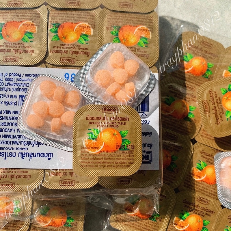 ✚✐ Kẹo C hương cam Thái Lan (hộp 28g)