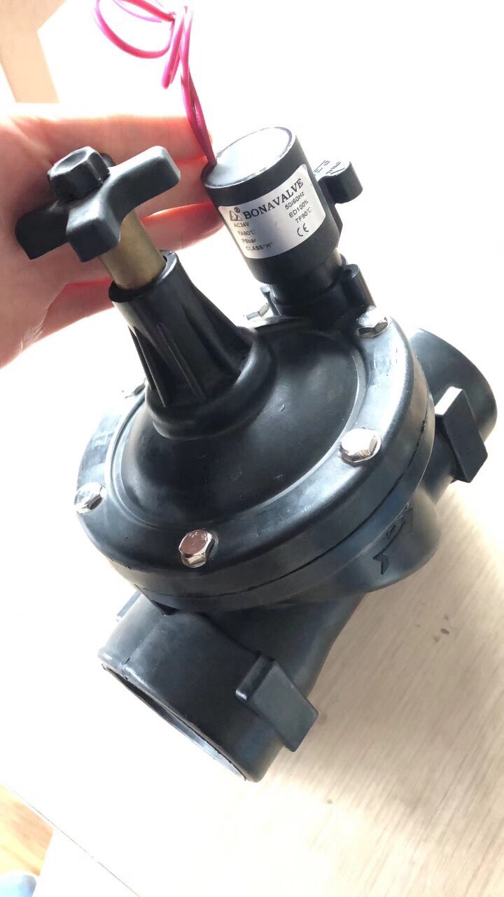 Van điện từ ngoài trời 48 mm - van thường đóng - van nhựa tự động 220v/24vac/24vdc