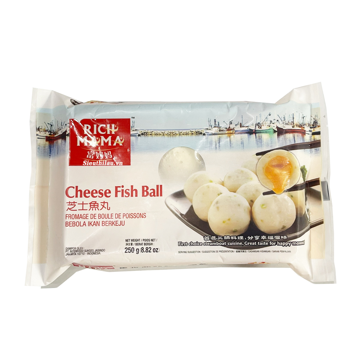 Cá viên nhân phô mai richmama 250g