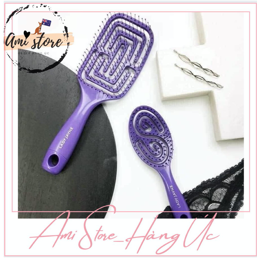 Lược gỡ rối tóc Lady Jayne Flexi Glide Detangling Brush