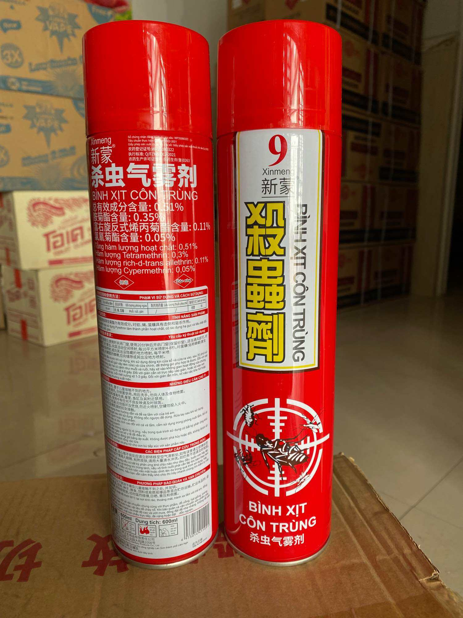 Bình xịt Thuốc diệt côn trùng muỗi kiến gián số 9