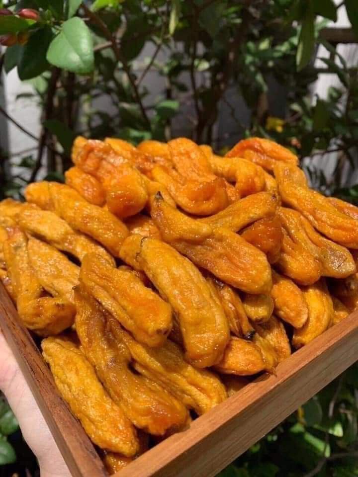 Hộp 500g Chuối sấy dẻo ngọt tự nhiên không chát -ORANMART