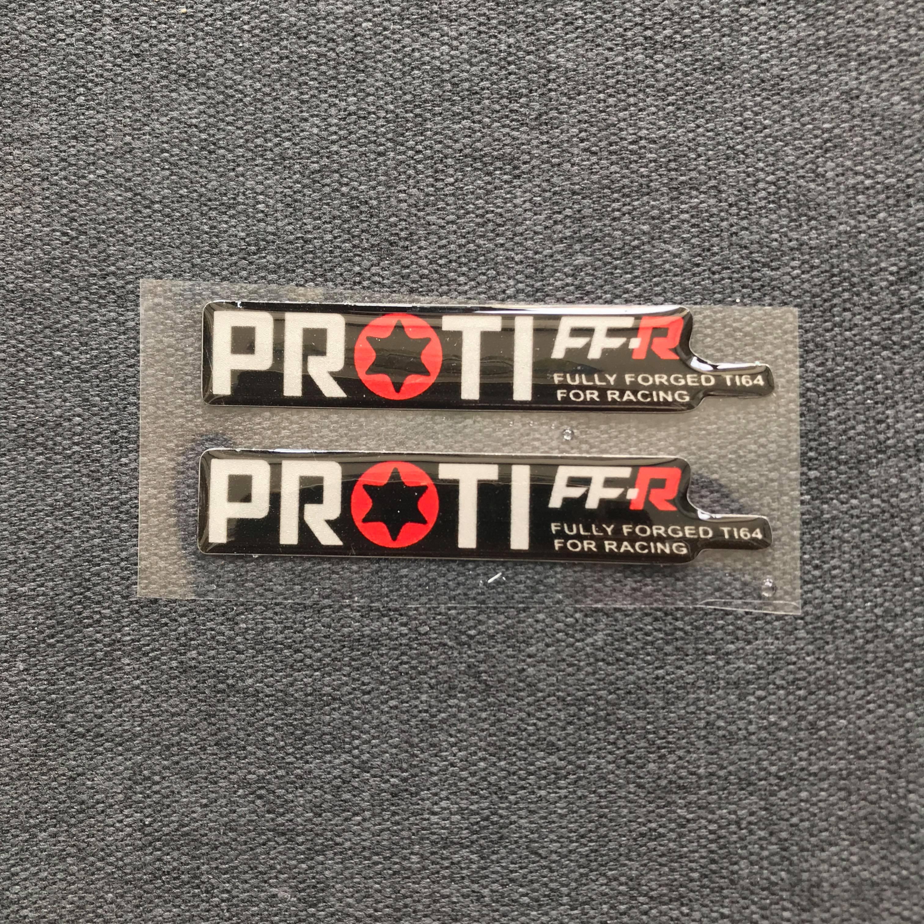 Tem chữ PROTI cho xe máy.