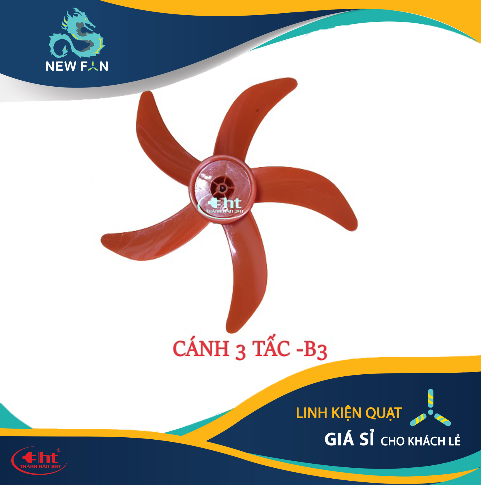 Cánh quạt b4 5 lá cánh