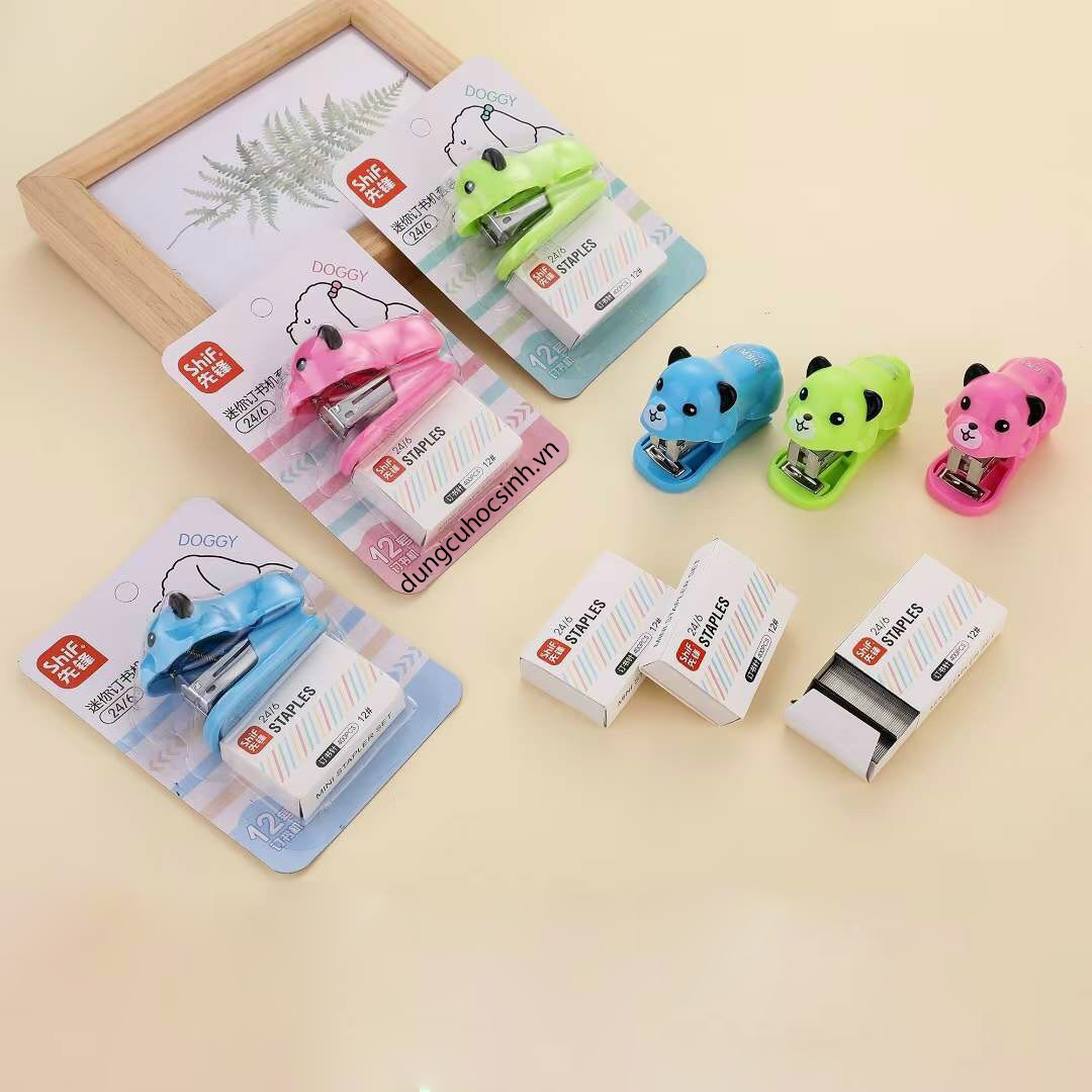 Bấm kim mini shif sử dụng kim bấm no.10 kèm hộp kim bấm