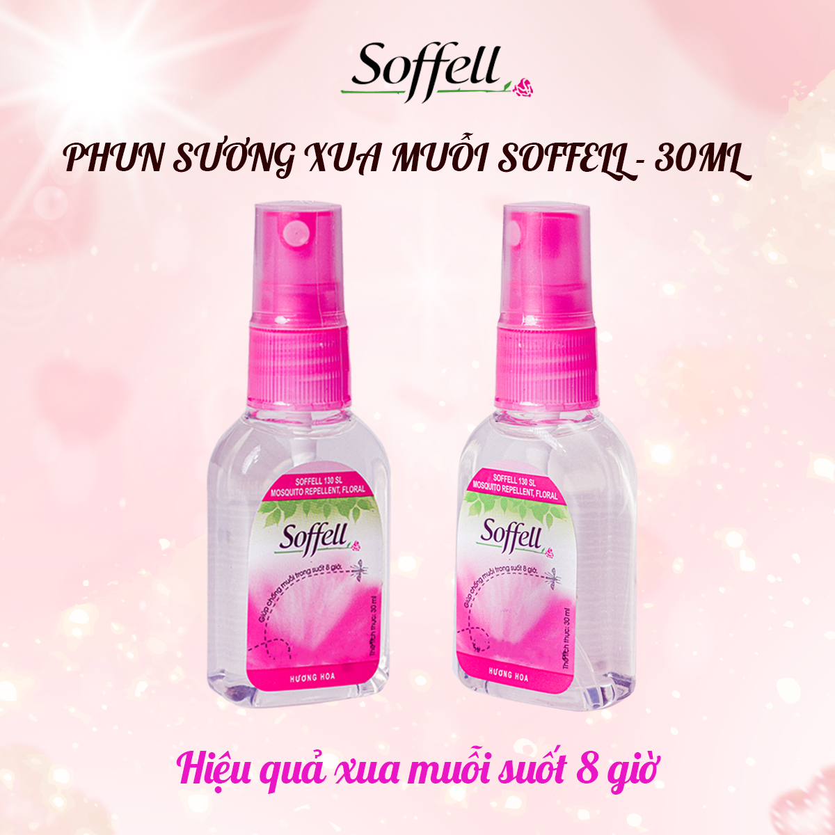 [COMBO 2] PHUN SƯƠNG XUA MUỖI SOFFELL 30ML - CHÍNH HÃNG SOFFELL