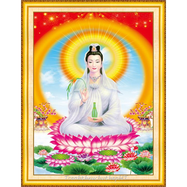 Tranh đính đá phật bà vs092 - tự đính
