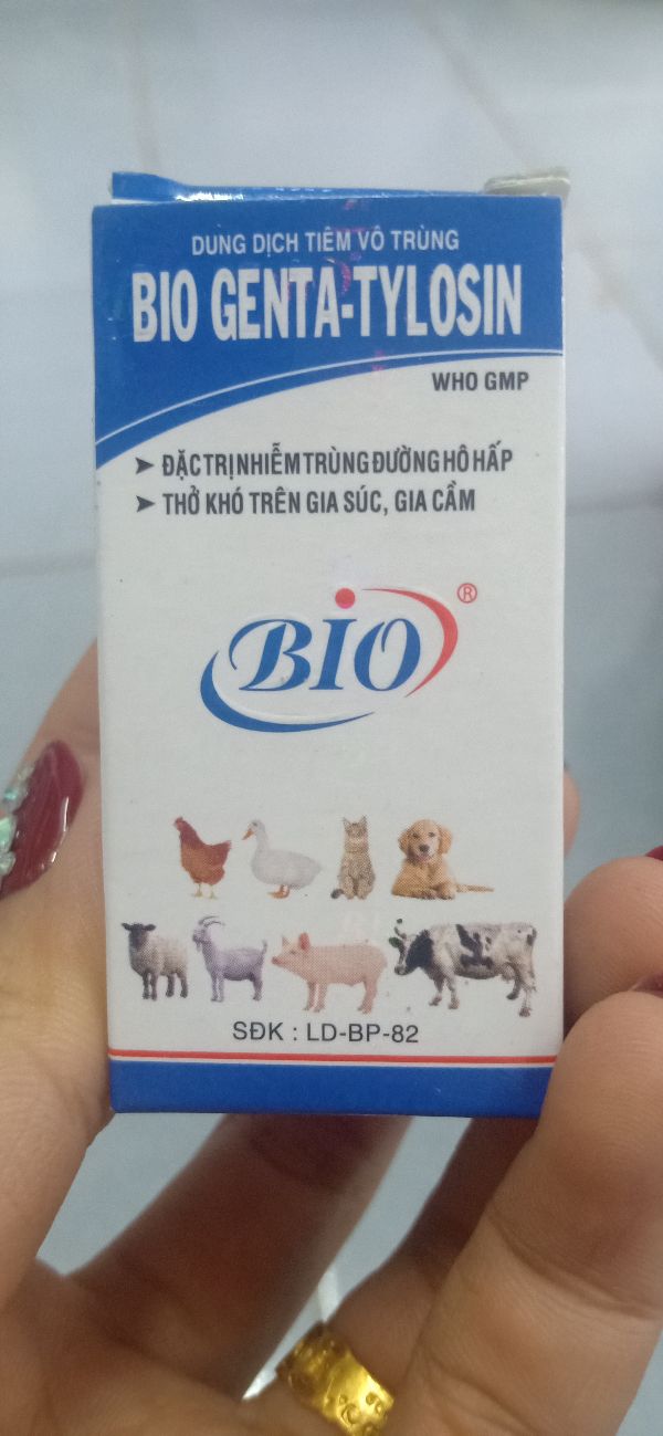 Bio Genta Tylosin 20Ml T rị Viêm Phổi Cho Gà Đá - 154