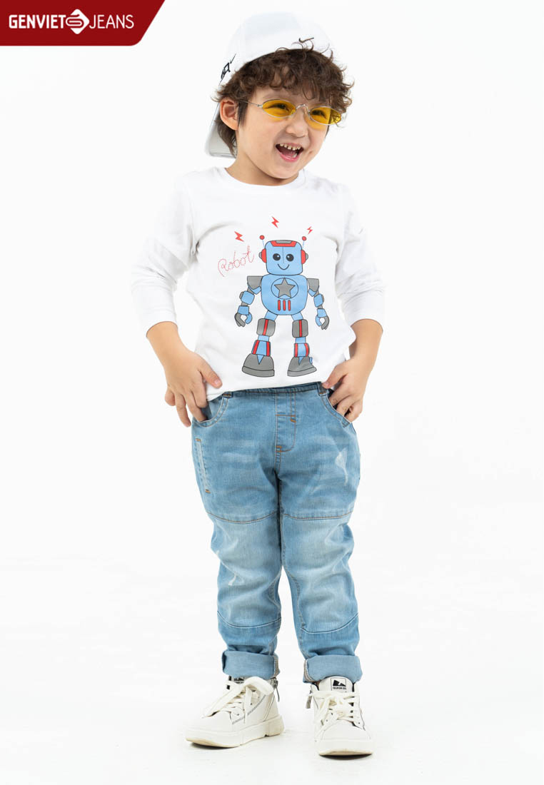 Quần dài jeans bé trai b1103j829 genviet kids