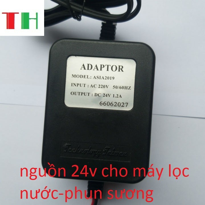 Nguồn Adapter 24v 1.2A dùng cho máy lọc nước, máy phun sương