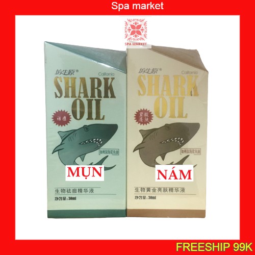 Tinh chất cá mập chuyên dụng cho da mụn nám trắng sáng da