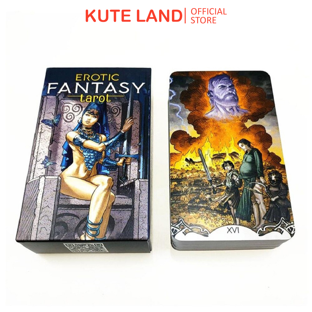 Bài Tarot Erotic Fantasy Tarot Giá Rẻ Tặng File Tiếng Anh Và Đá Thanh Tẩy