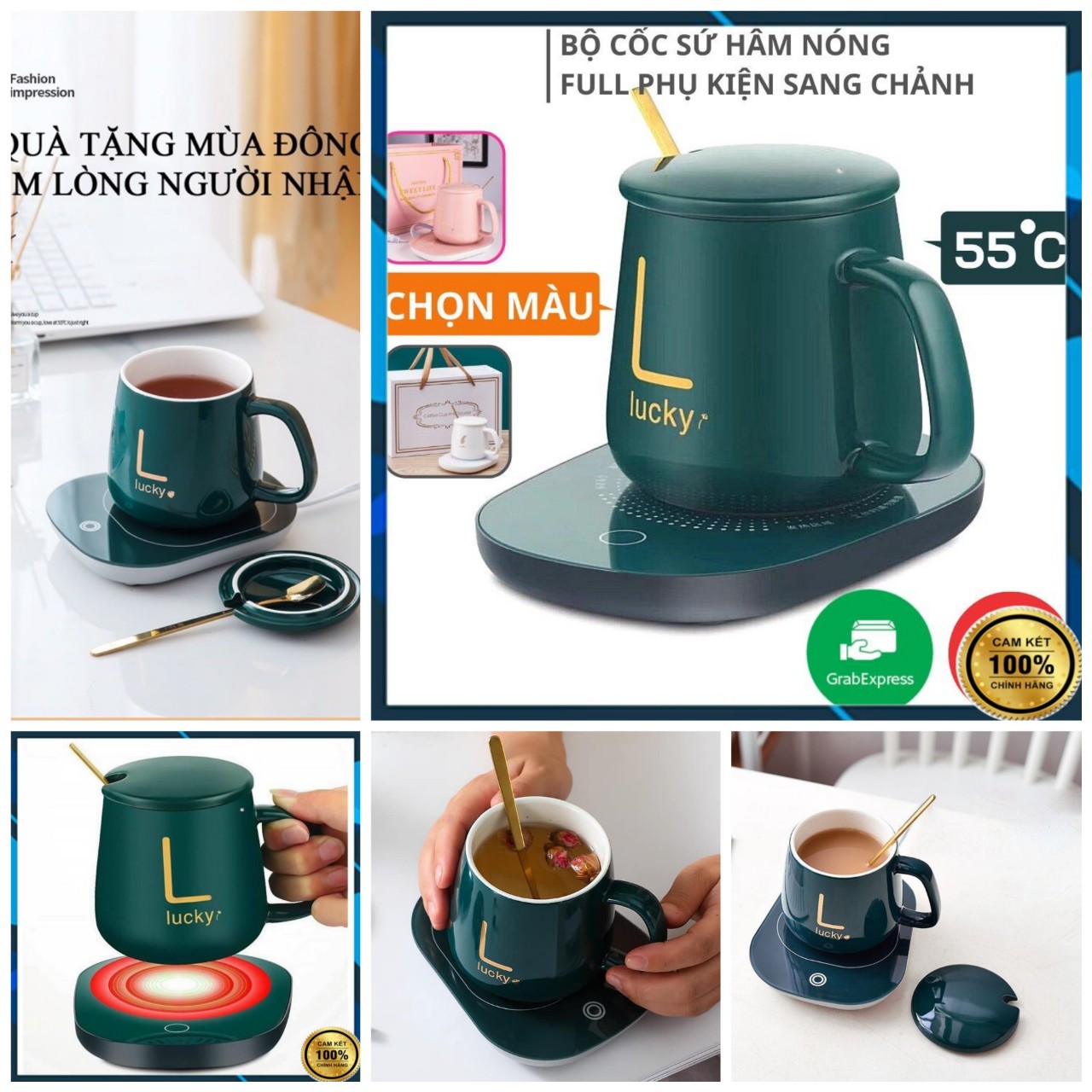 Bộ đế cốc hâm nóng giữ nhiệt đồ uống trà cafe đa năng hàn quốc mẫu mới loại tốt hàng cao câp chinh hãng BH 12T , Máy hâm nóng sữa giữ nhiệt đồ uống cả ngày