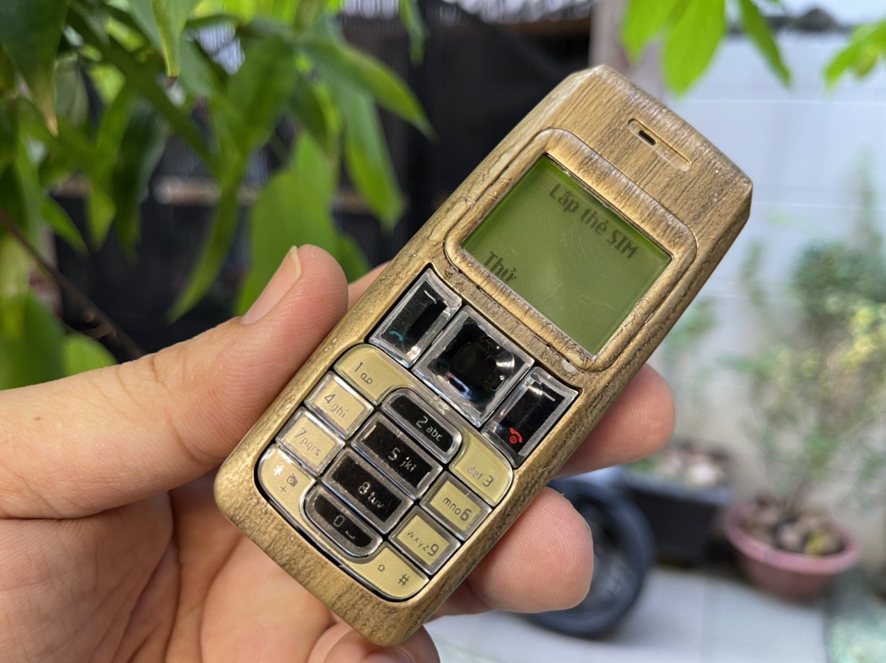 Linh Kien Điện thoại Nokia 1110i màu vân gỗ