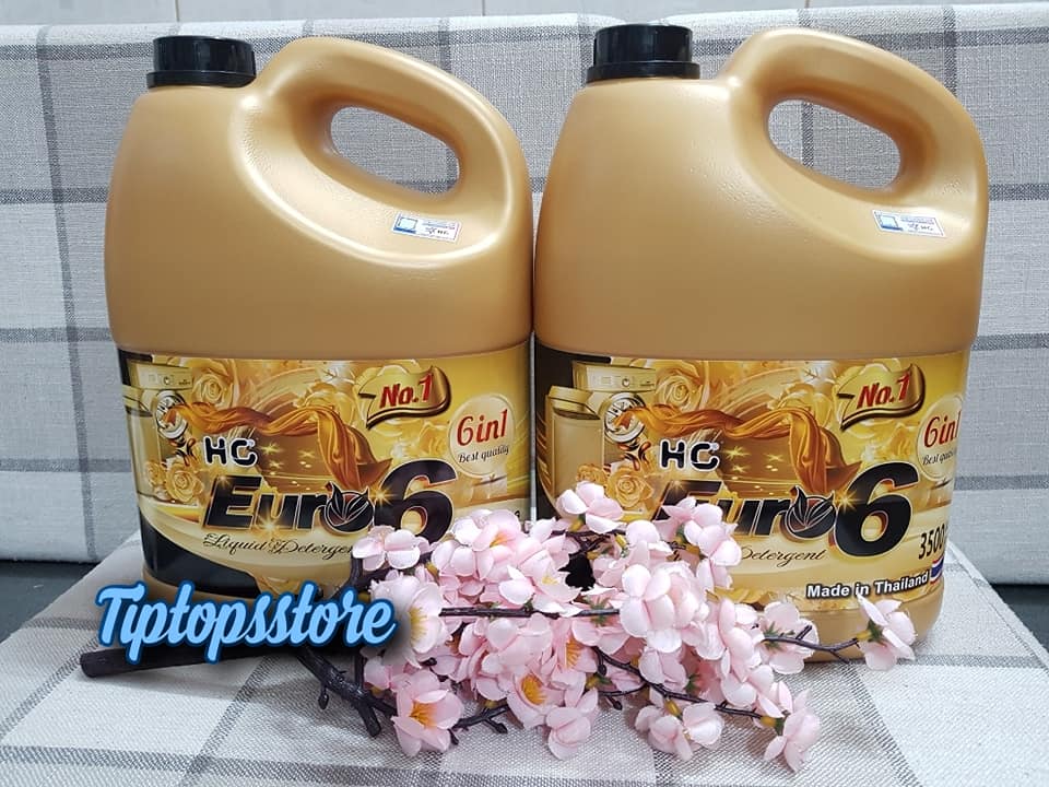 NƯỚC GIẶT XẢ HC EURO GOLD 6IN1 THÁI LAN (can 3500ml)