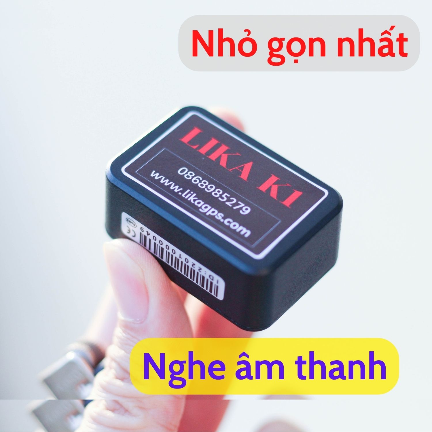 Thiết bị định vị không dây LIKA K1 pin 3 ngày thời gian chờ 20 ngày, độ chính xác cao, bảo hành 12 tháng