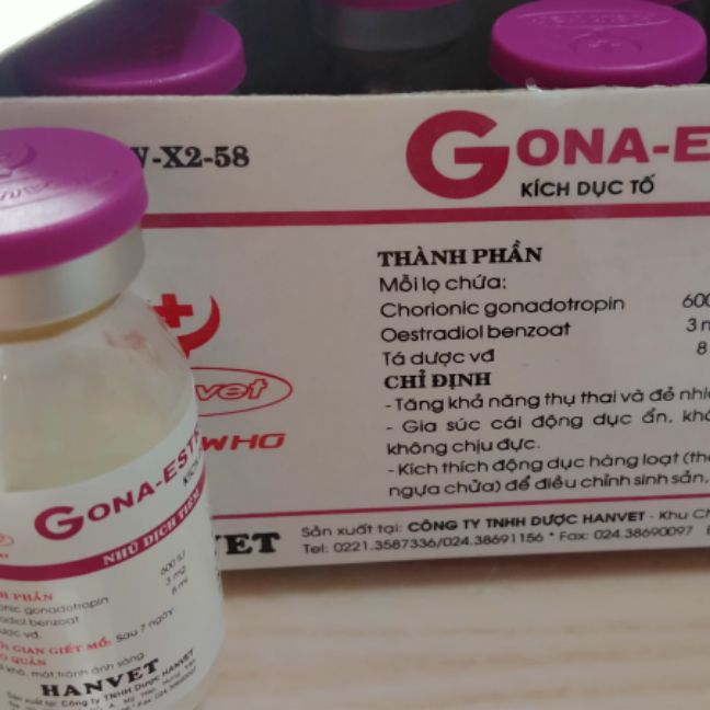 2 lọ động dục chó cái,đậu thai và đẻ nhiều gona 8ml
