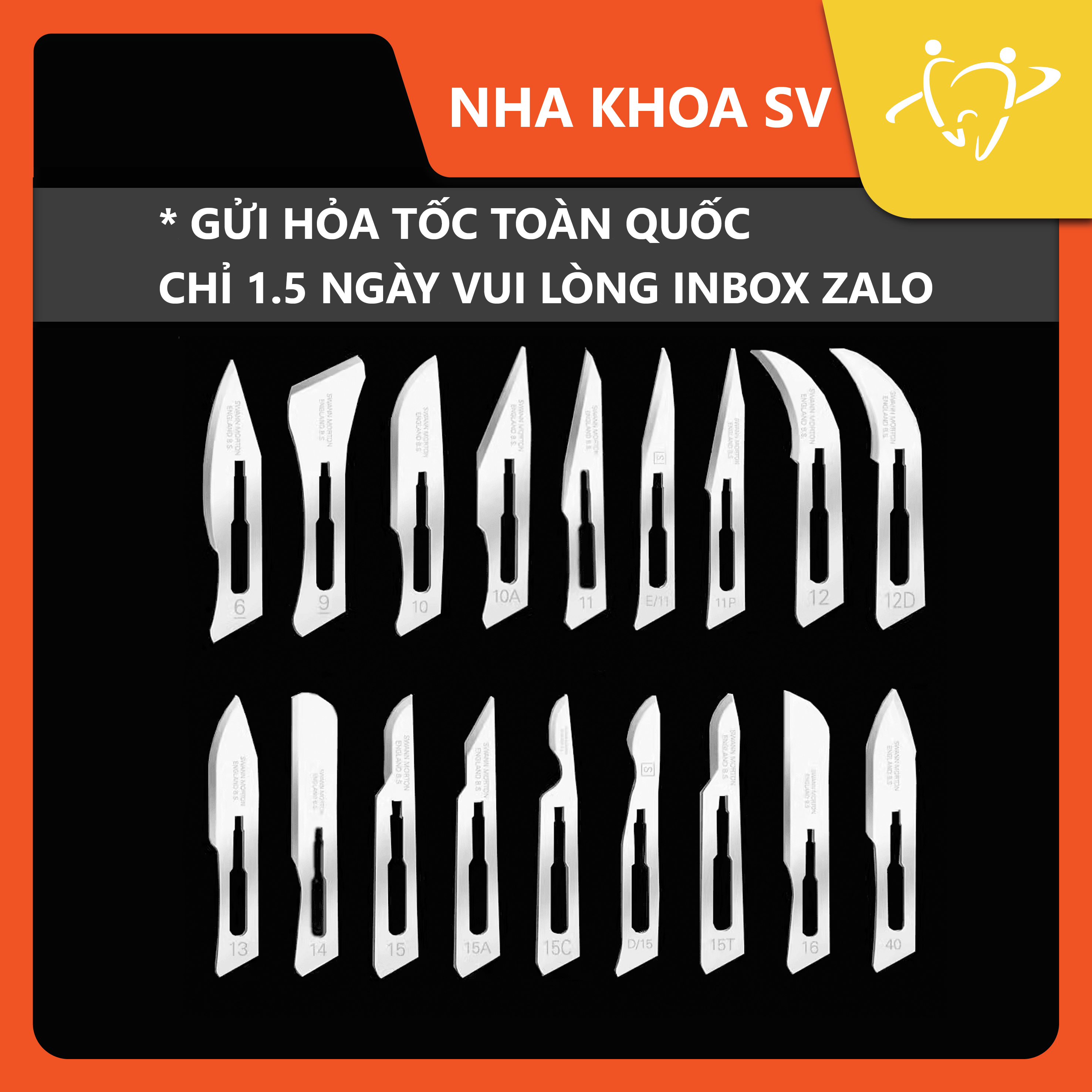 Lưỡi dao mổ và cán dao phẫu thuật chất lượng cao