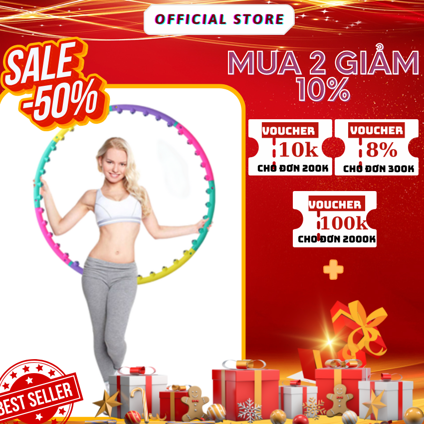 Vòng lắc giảm eo, vòng lắc eo hula , vòng lắc ngũ sắc, đĩa xoay eo, lắc vòng giảm cân nhanh, Lắc vòng Thiết kế cơ động