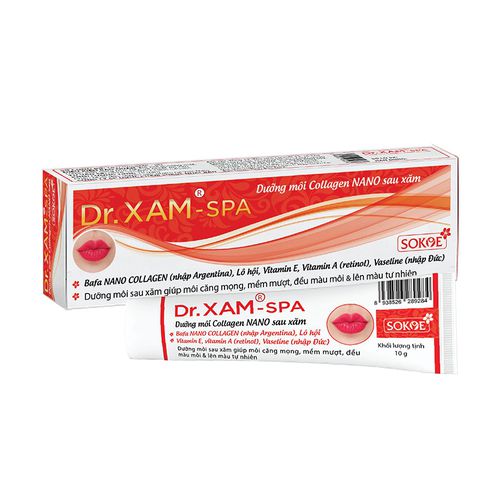 Dr. XAM - SPA Dưỡng môi Collagen NANO sau xăm
