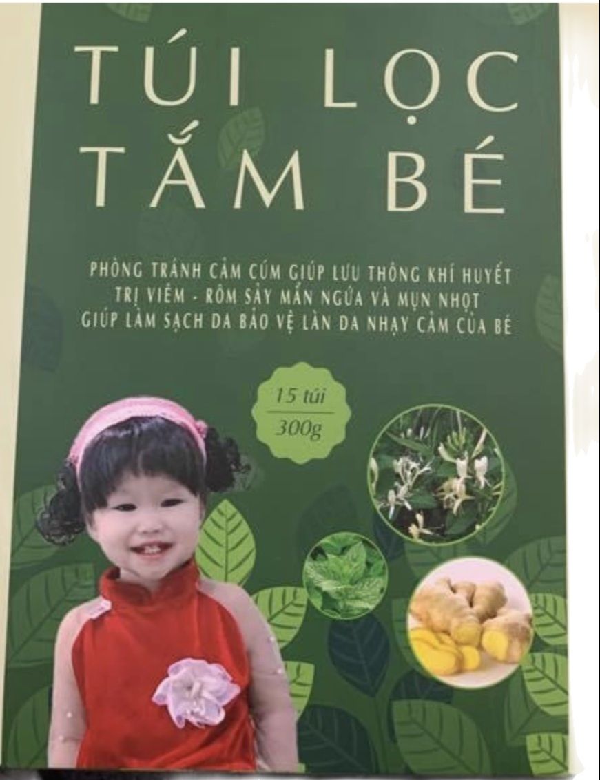 Set 30 túi lọc thảo dược tắm bé, lá tắm gội thảo mộc từ thiên nhiên