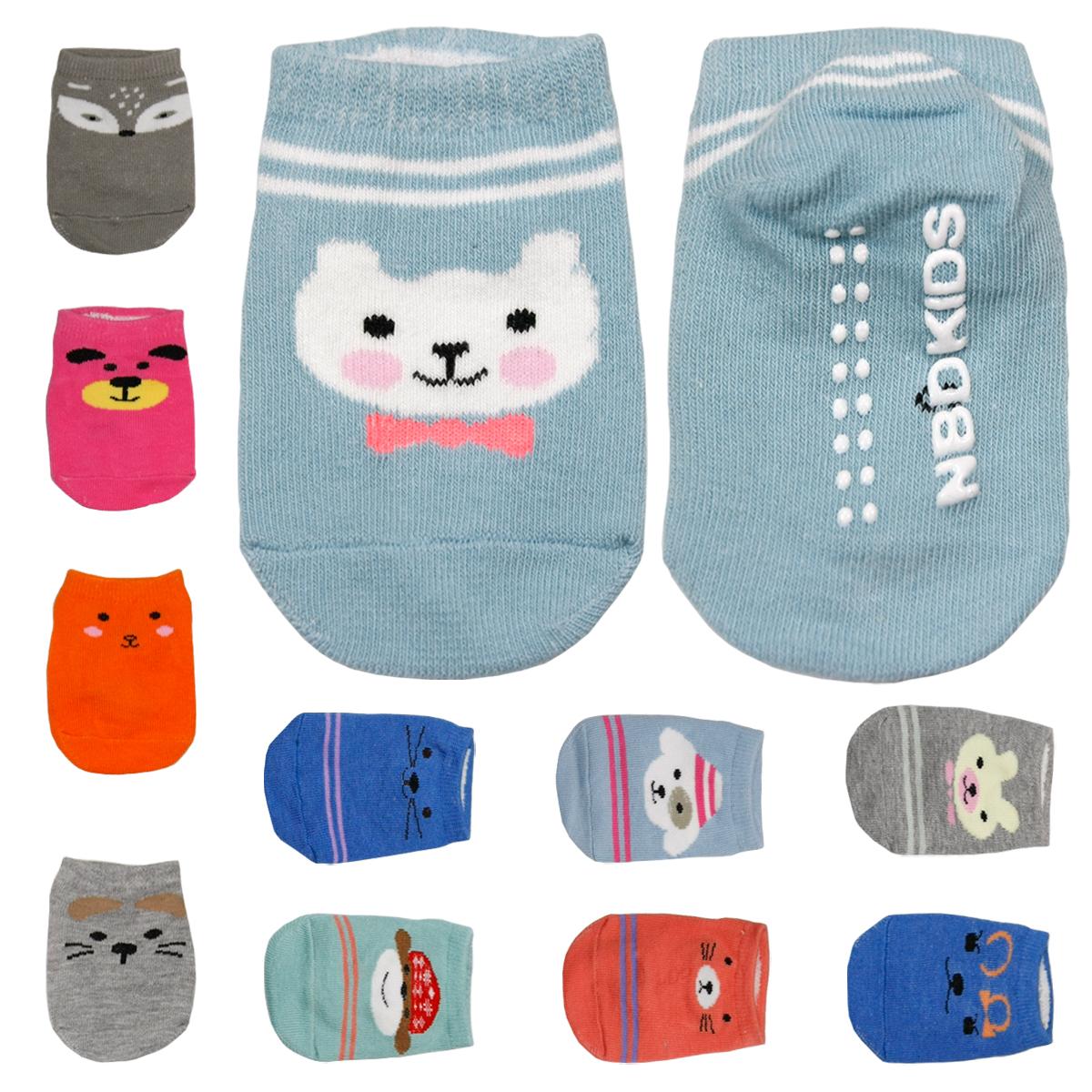 Sét 10 đôi tất trống trơn cho bé từ 0-2 tuổi 10tmđ - homa.shop