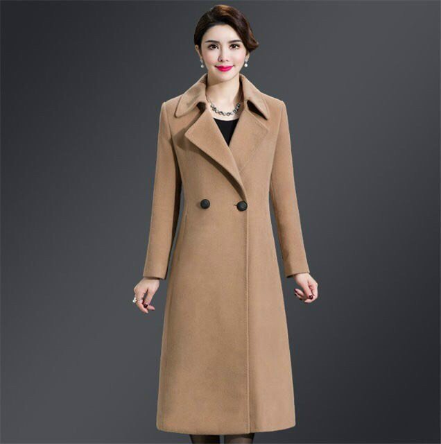 Áo khoác dạ cổ vest dáng dài cao cấp - glady g95 - áo khoác dạ cổ vét cao cấp, phong cách quý bà, thời thượng, dễ phối đồ