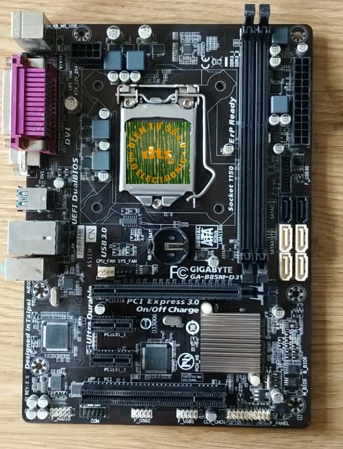 Bo mạch chủ máy tính bàn gigabyte b85m- d3v, b85m- hd3