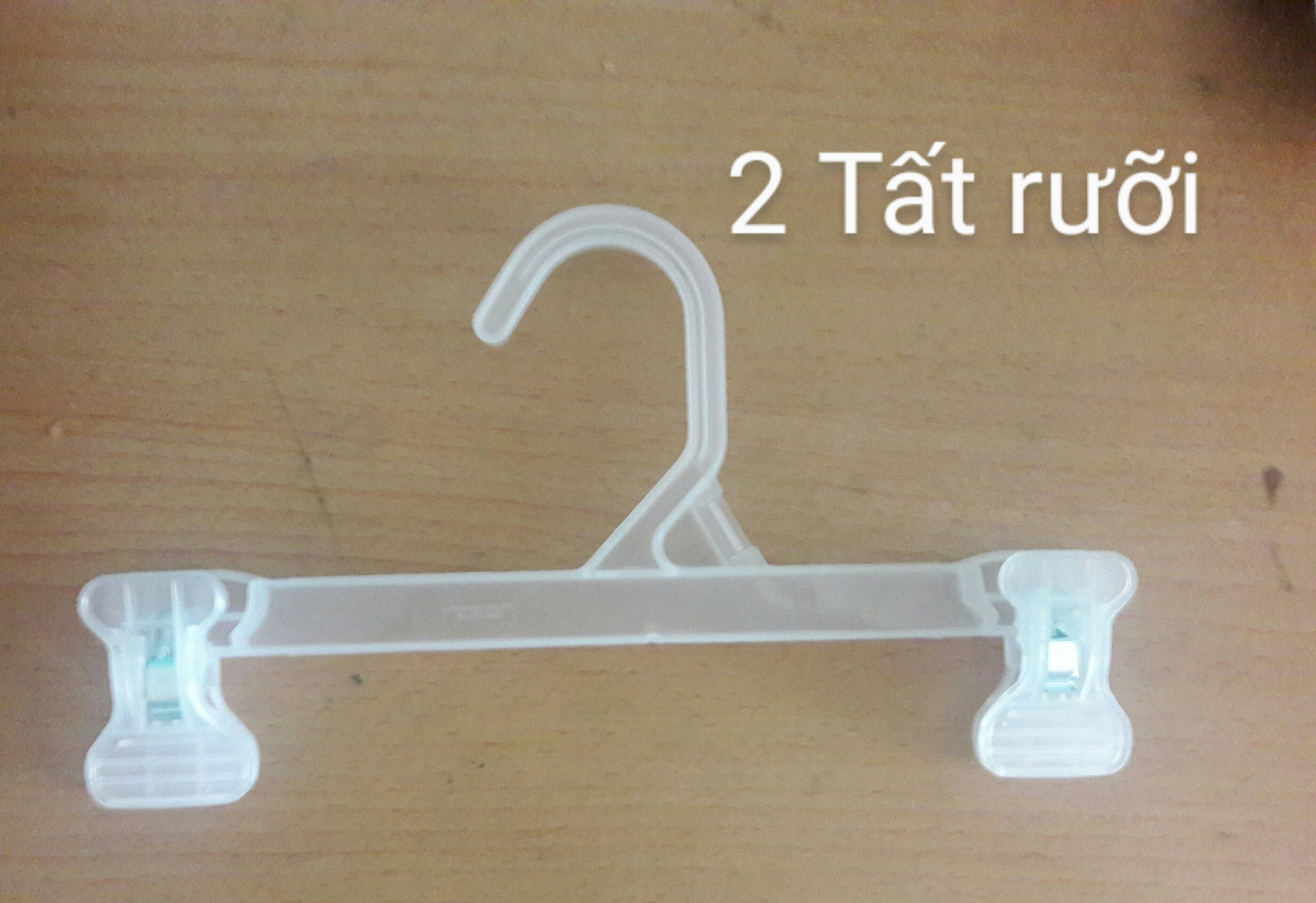 Combo 10 Móc nhựa kẹp trong 25cm