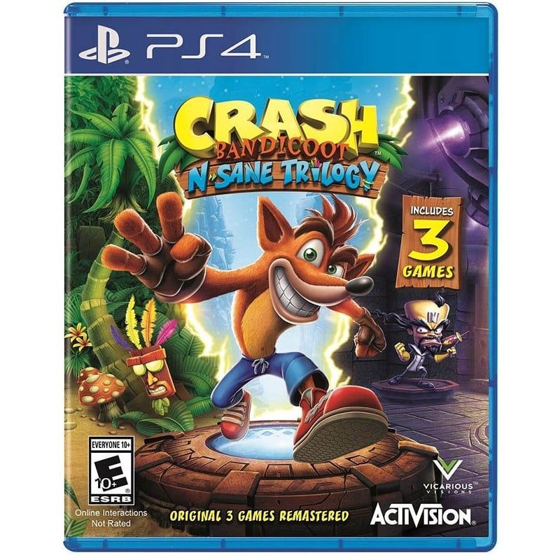 Đĩa game PS4 Crash Bandicoot Trilogy mới 100%