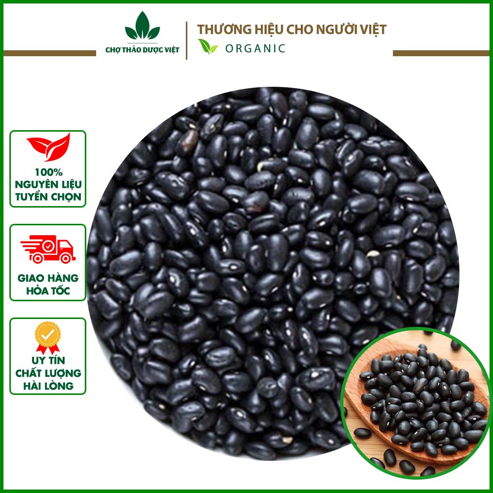 Đậu đen , đỗ đen khô 500g (Hạt ngũ cốc, thanh nhiệt, giải khát tốt cho sức khỏe)- Chợ Thảo Dược Việt