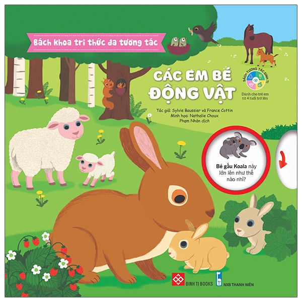 Fahasa - bách khoa tri thức đa tương tác - các em bé động vật