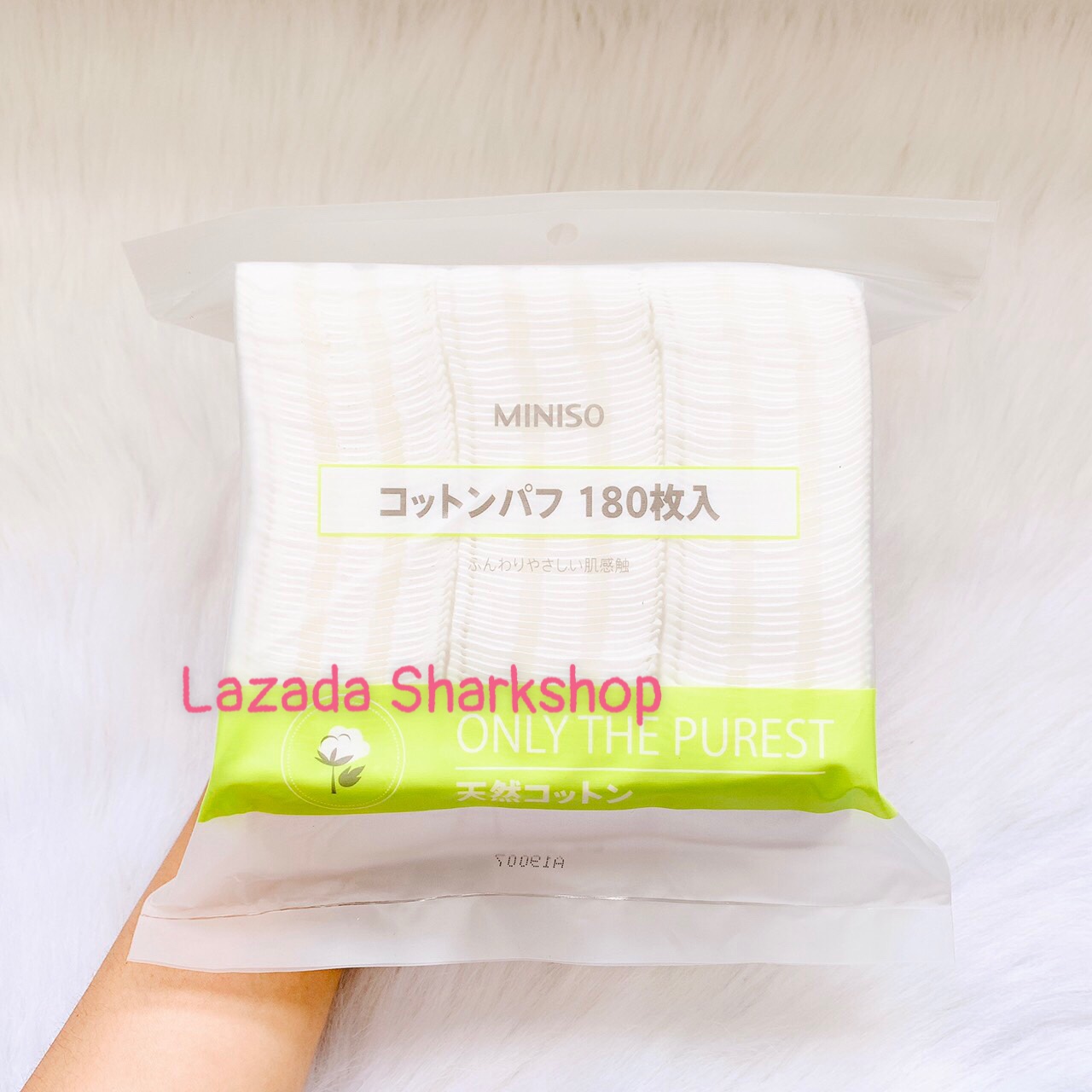 Bông Tẩy Trang Miniso 180 Miếng Nhật Bản