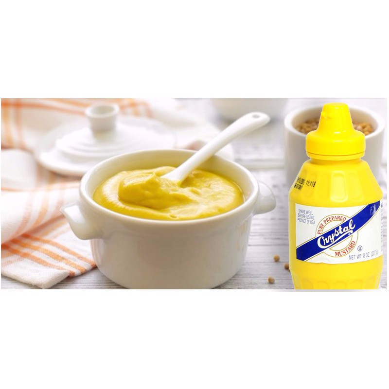 Mù tạt Vàng NHẬP KHẨU NGUYÊN TEM tại MỸ American Garden trọng lượng 227g